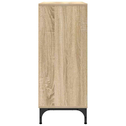vidaXL Sideboard Sonoma Oak 79.5 x 33 x 82 cm Engineered Wood