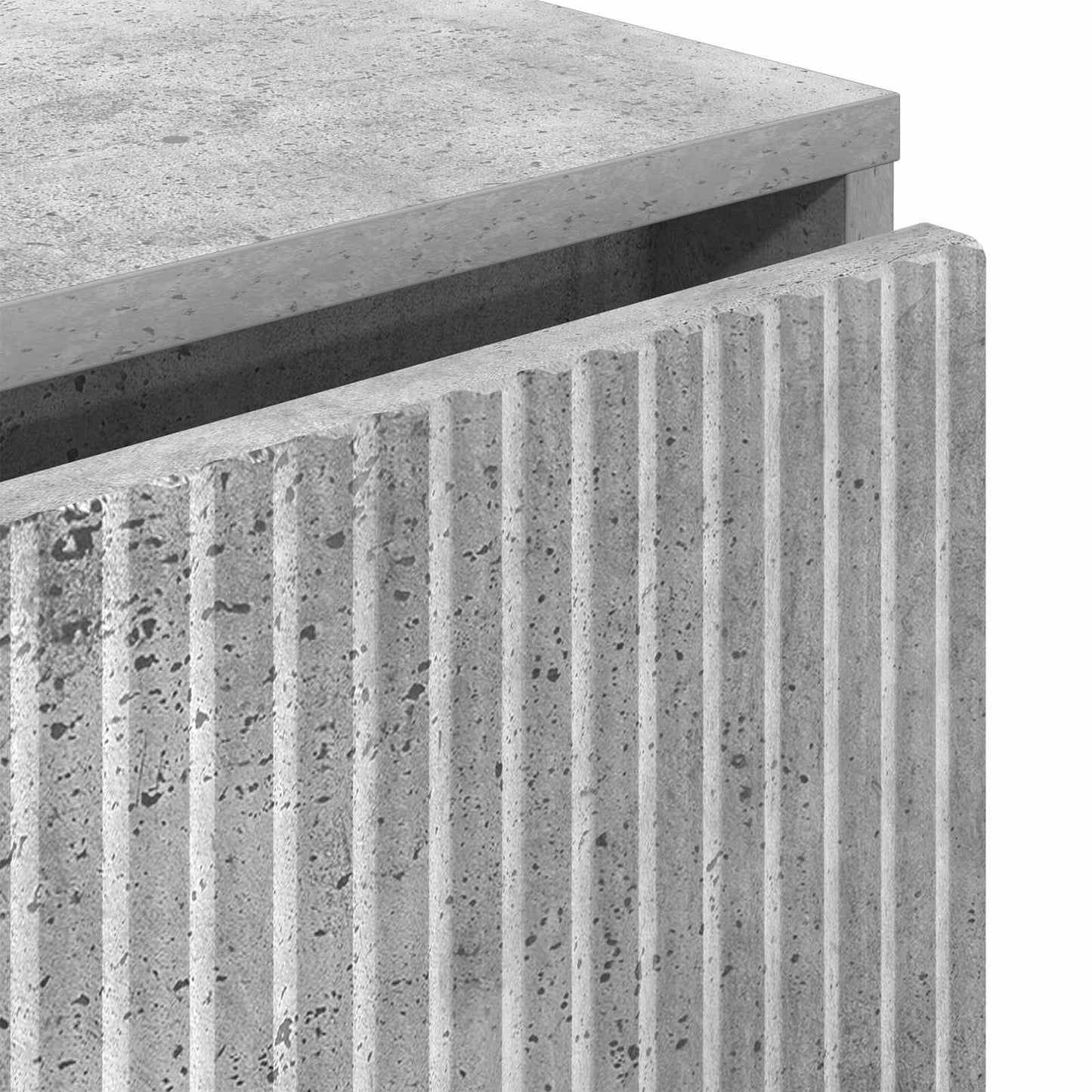 vidaXL Sideboard Concrete Grey 79.5 x 33 x 82 cm Engineered Wood