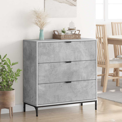 vidaXL Sideboard Concrete Grey 79.5 x 33 x 82 cm Engineered Wood