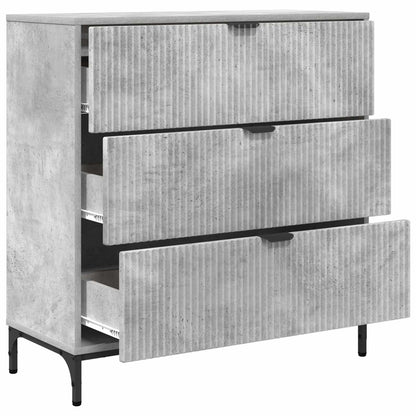 vidaXL Sideboard Concrete Grey 79.5 x 33 x 82 cm Engineered Wood