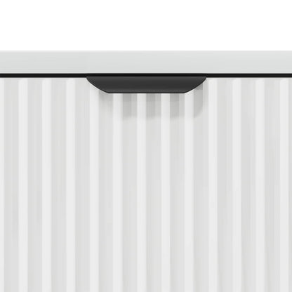 vidaXL Sideboard High Gloss White 79.5 x 33 x 82 cm Engineered Wood