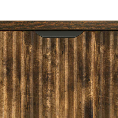 vidaXL Sideboard Smoked Oak 79.5 x 33 x 82 cm Engineered Wood