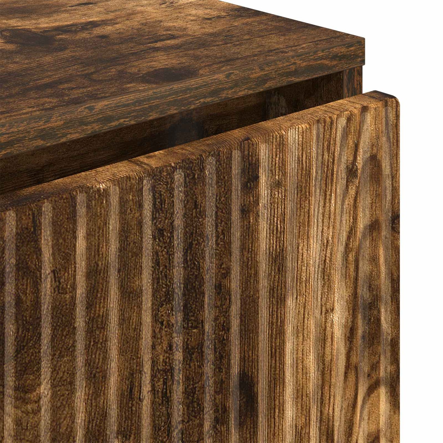 vidaXL Sideboard Smoked Oak 79.5 x 33 x 82 cm Engineered Wood