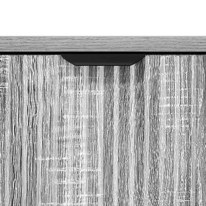 vidaXL Sideboard Grey Sonoma 79.5 x 33 x 82 cm Engineered Wood