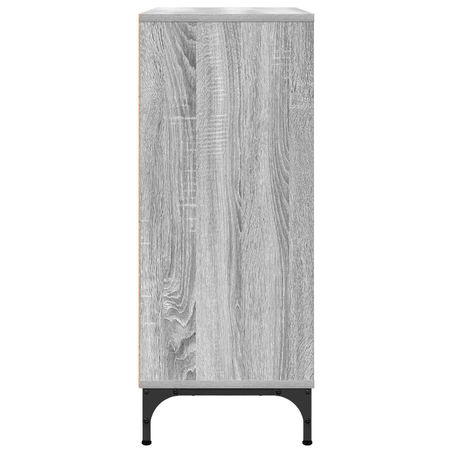 vidaXL Sideboard Grey Sonoma 79.5 x 33 x 82 cm Engineered Wood