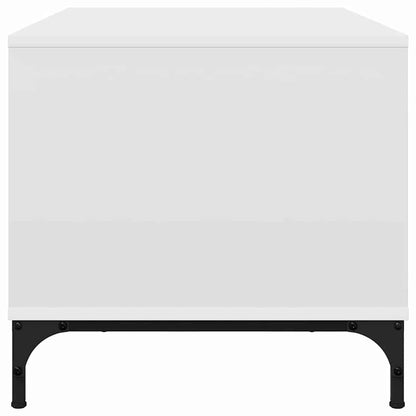 vidaXL Coffee Table with Drawer White 90 x 49 x 46 cm Engineered Wood