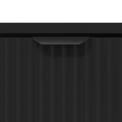 vidaXL Coffee Table Black Oak 90 x 49 x 46 cm Engineered Wood