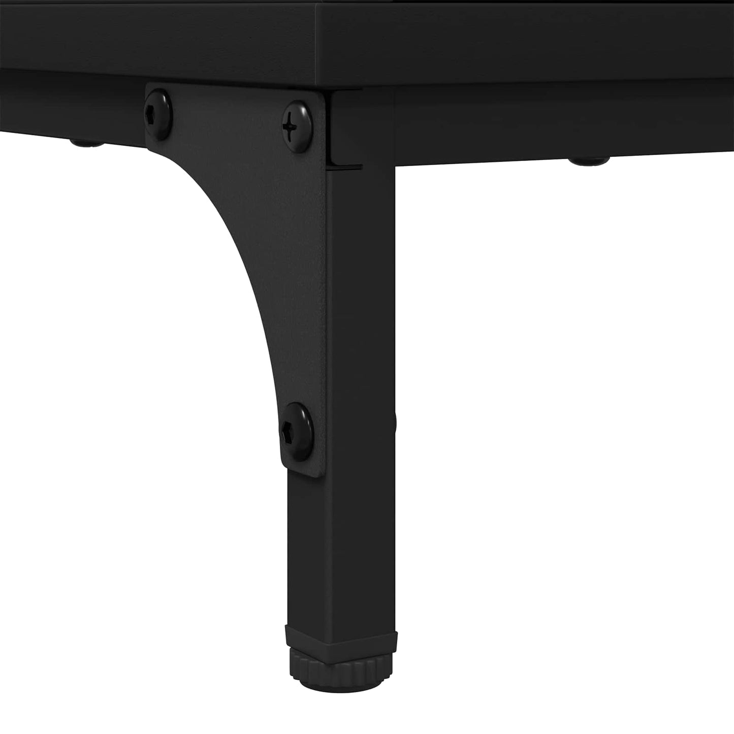 vidaXL Coffee Table Black Oak 90 x 49 x 46 cm Engineered Wood