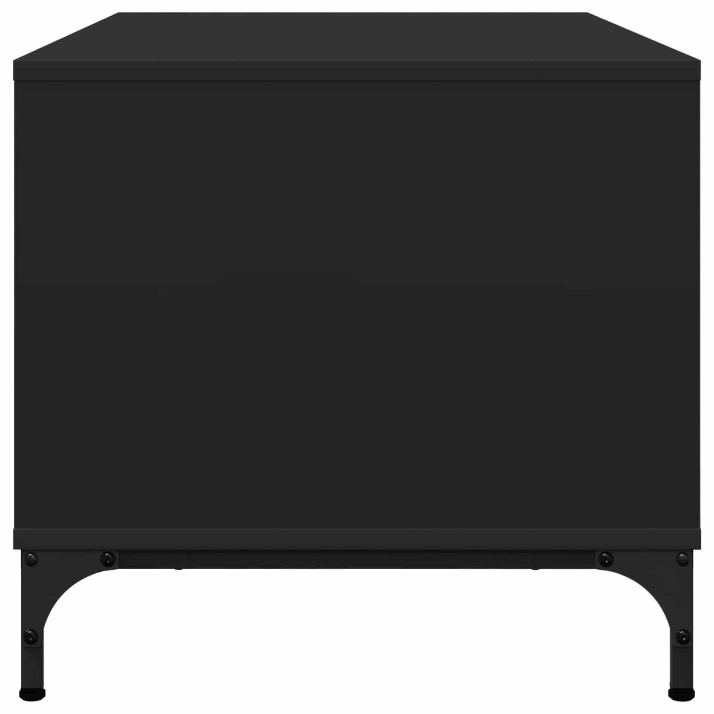 vidaXL Coffee Table Black Oak 90 x 49 x 46 cm Engineered Wood