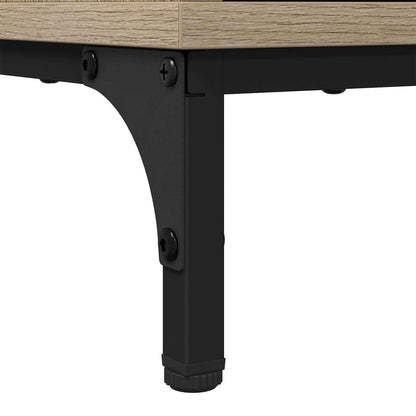 vidaXL Coffee Table Sonoma Oak 90 x 49 x 46 cm Engineered Wood