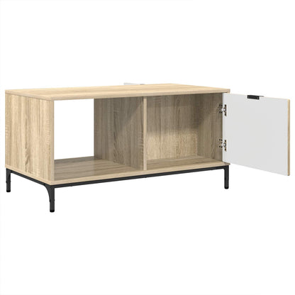 vidaXL Coffee Table Sonoma Oak 90 x 49 x 46 cm Engineered Wood