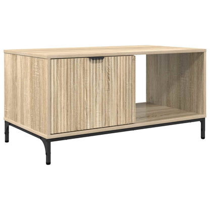 vidaXL Coffee Table Sonoma Oak 90 x 49 x 46 cm Engineered Wood