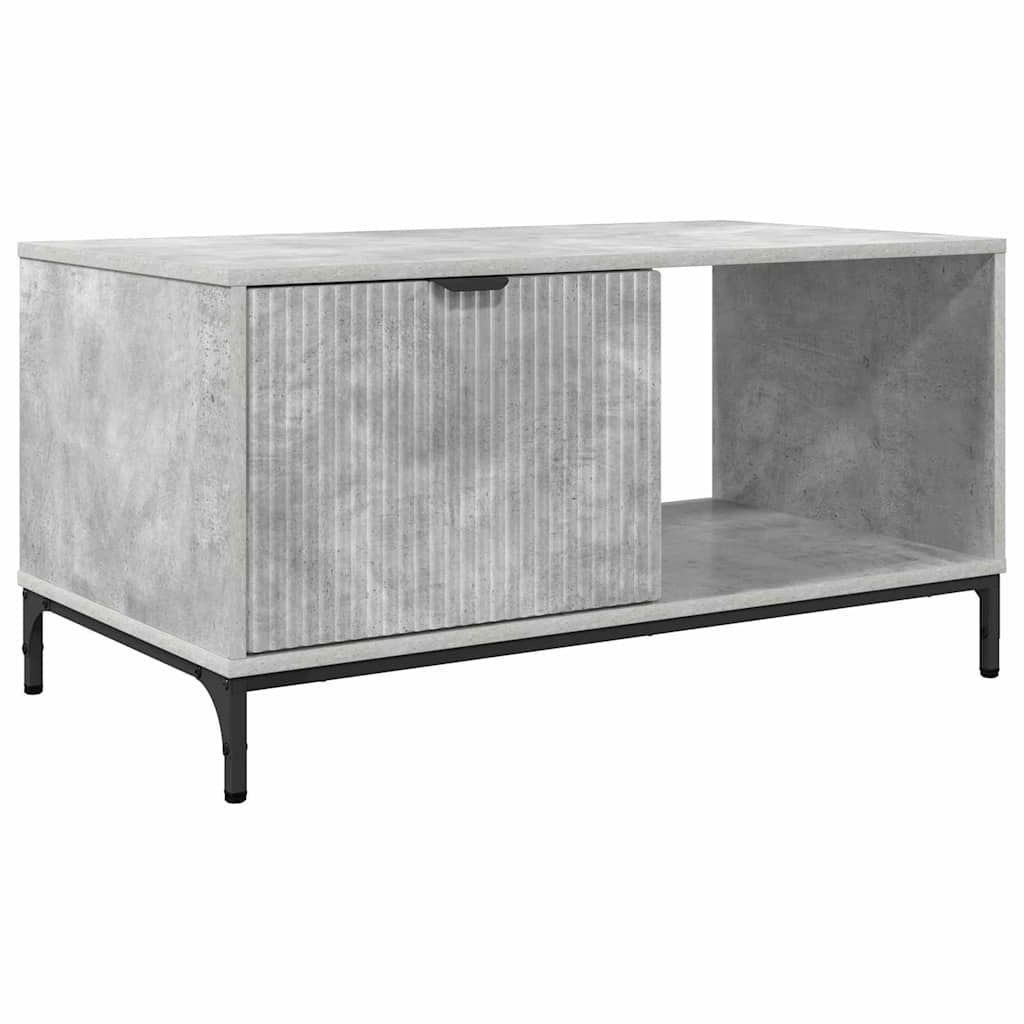 vidaXL Coffee Table Concrete Grey 90 x 49 x 46 cm Engineered Wood