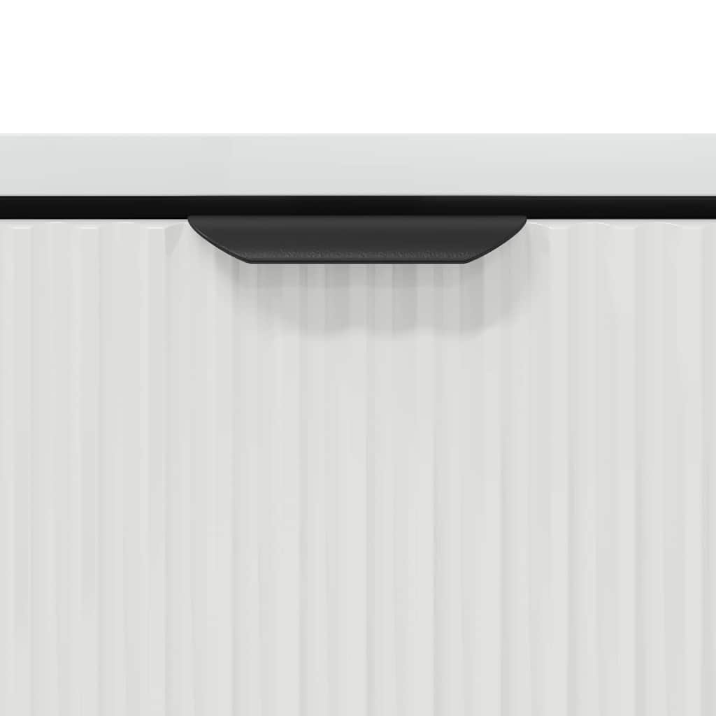 vidaXL Coffee Table High Gloss White 90 x 49 x 46 cm Engineered Wood
