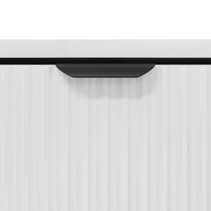 vidaXL Coffee Table High Gloss White 90 x 49 x 46 cm Engineered Wood