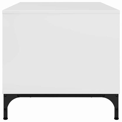 vidaXL Coffee Table High Gloss White 90 x 49 x 46 cm Engineered Wood