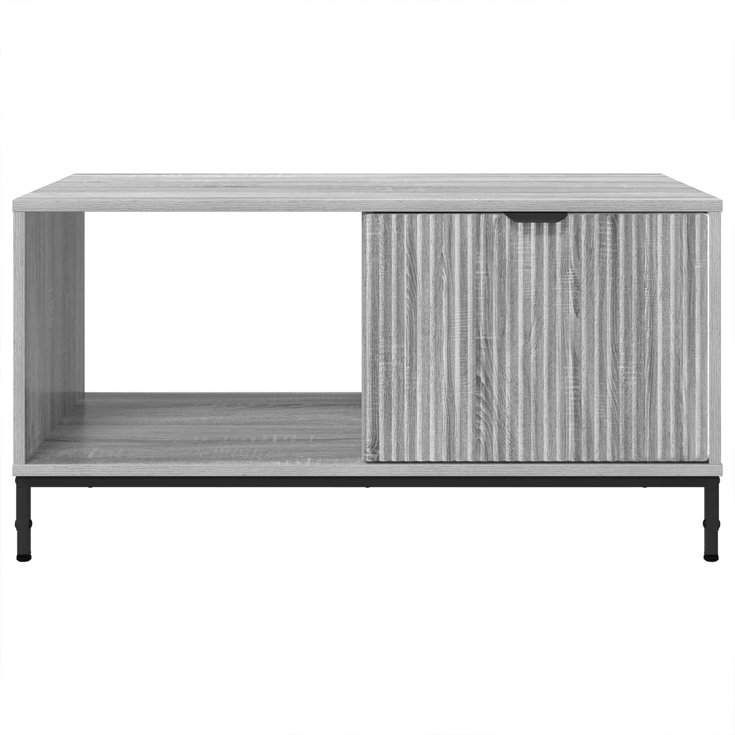 vidaXL Coffee Table Grey Sonoma 90 x 49 x 46 cm Engineered Wood