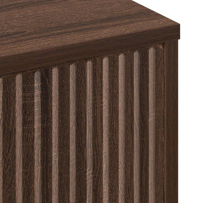 vidaXL Coffee Table Brown Oak 90 x 49 x 46 cm Engineered Wood