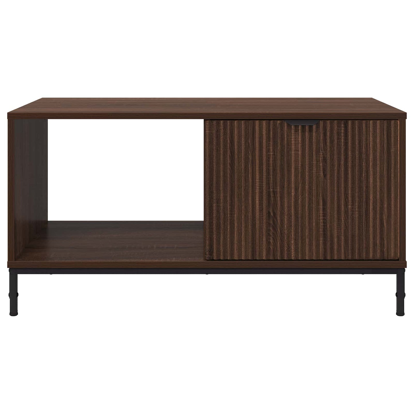 vidaXL Coffee Table Brown Oak 90 x 49 x 46 cm Engineered Wood