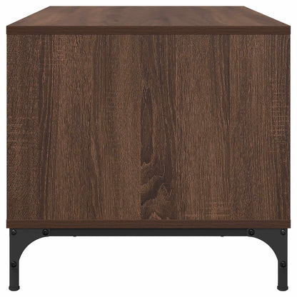 vidaXL Coffee Table Brown Oak 90 x 49 x 46 cm Engineered Wood