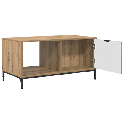 vidaXL Coffee Table Artisan Oak 90 x 49 x 46 cm Engineered Wood