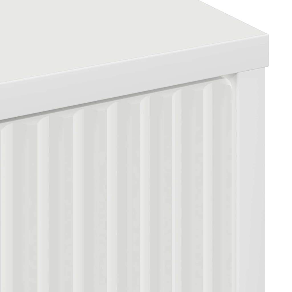 vidaXL Sideboard with Drawer White 89.5 x 33 x 82 cm Engineered Wood