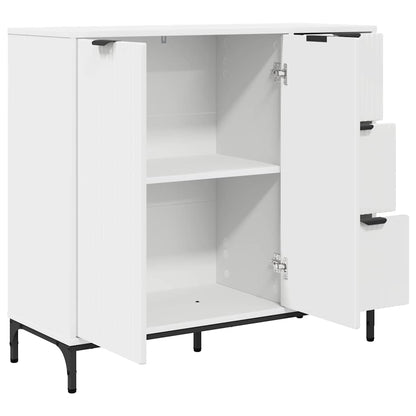 vidaXL Sideboard with Drawer White 89.5 x 33 x 82 cm Engineered Wood