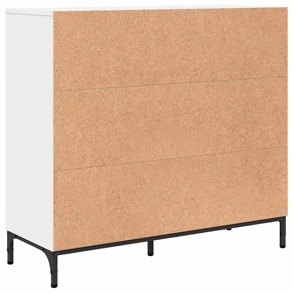 vidaXL Sideboard with Drawer White 89.5 x 33 x 82 cm Engineered Wood