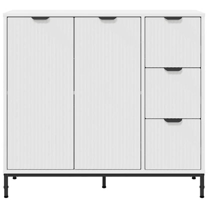 vidaXL Sideboard with Drawer White 89.5 x 33 x 82 cm Engineered Wood