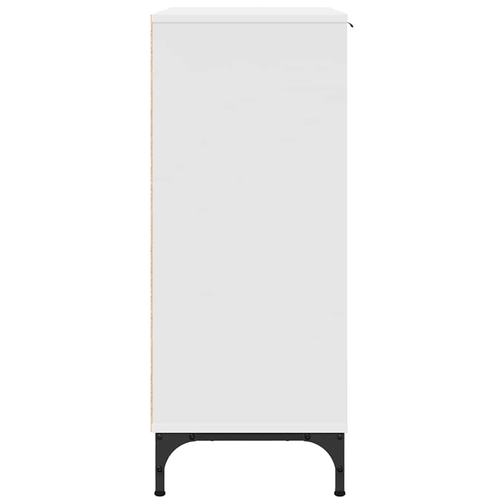 vidaXL Sideboard with Drawer White 89.5 x 33 x 82 cm Engineered Wood