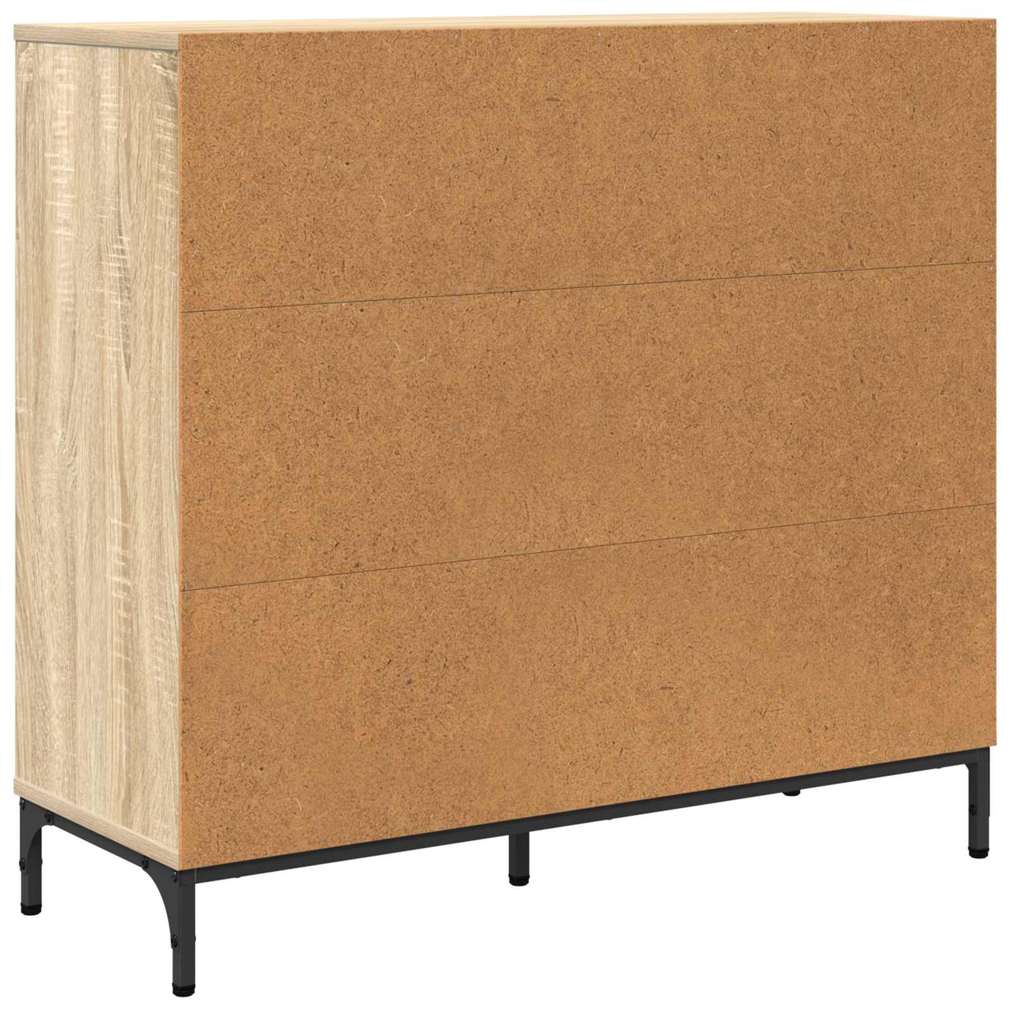 vidaXL Sideboard Sonoma Oak 89.5 x 33 x 82 cm Engineered Wood