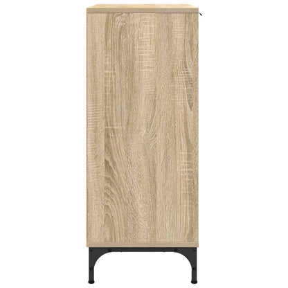 vidaXL Sideboard Sonoma Oak 89.5 x 33 x 82 cm Engineered Wood
