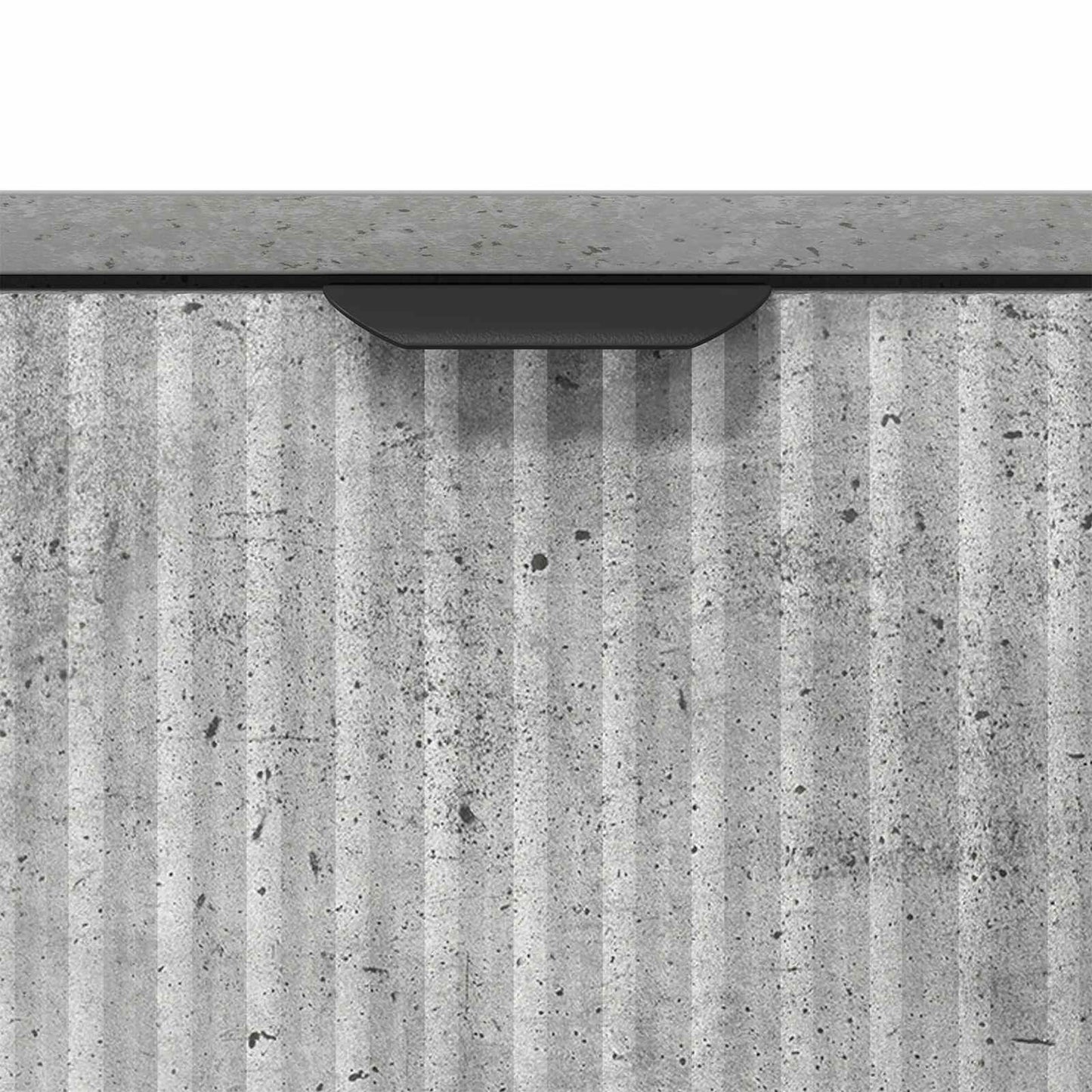 vidaXL Sideboard Concrete Grey 89.5 x 33 x 82 cm Engineered Wood