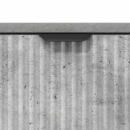 vidaXL Sideboard Concrete Grey 89.5 x 33 x 82 cm Engineered Wood