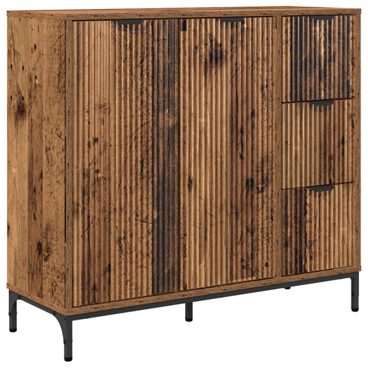 vidaXL Sideboard Old Wood 89.5 x 33 x 82 cm Engineered Wood