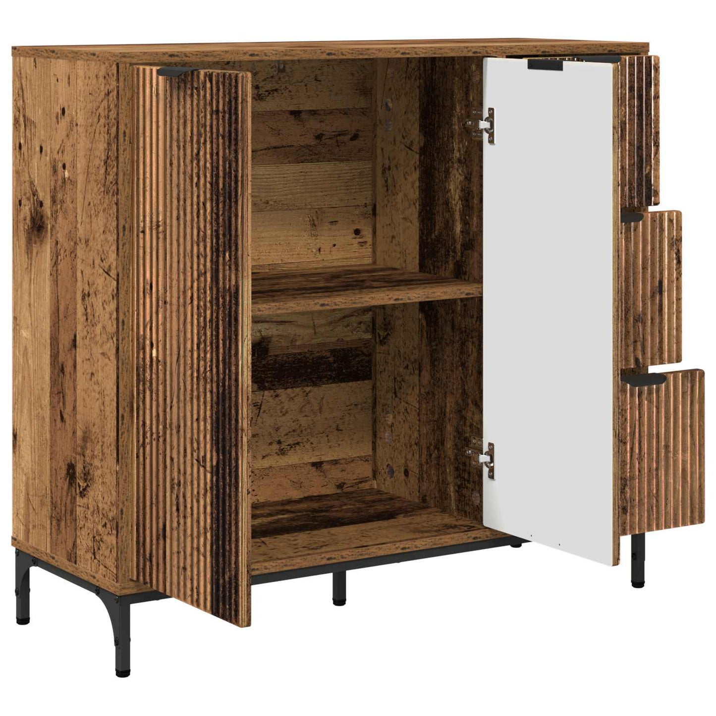 vidaXL Sideboard Old Wood 89.5 x 33 x 82 cm Engineered Wood