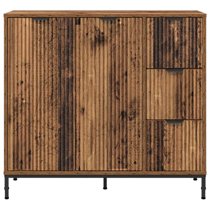 vidaXL Sideboard Old Wood 89.5 x 33 x 82 cm Engineered Wood