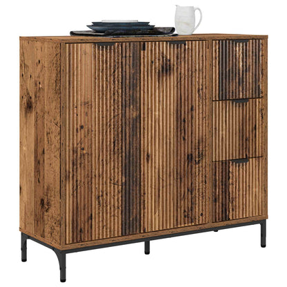 vidaXL Sideboard Old Wood 89.5 x 33 x 82 cm Engineered Wood