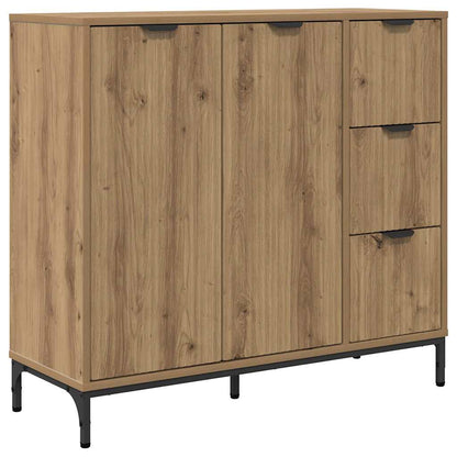 vidaXL Sideboard Artisan Oak 89.5 x 33 x 82 cm Engineered Wood