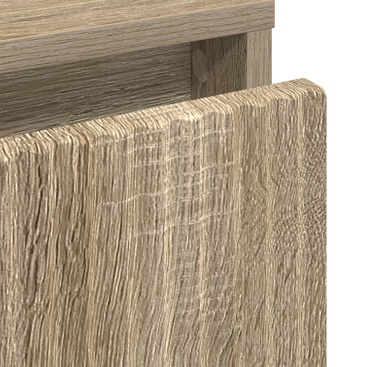 vidaXL Bedside Table Sonoma oak 63.5 x 36 x 61 cm Engineered wood