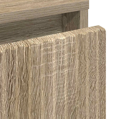 vidaXL Bedside Table Sonoma oak 63.5 x 36 x 61 cm Engineered wood