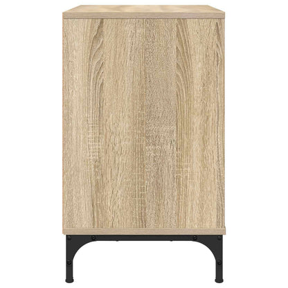 vidaXL Bedside Table Sonoma oak 63.5 x 36 x 61 cm Engineered wood