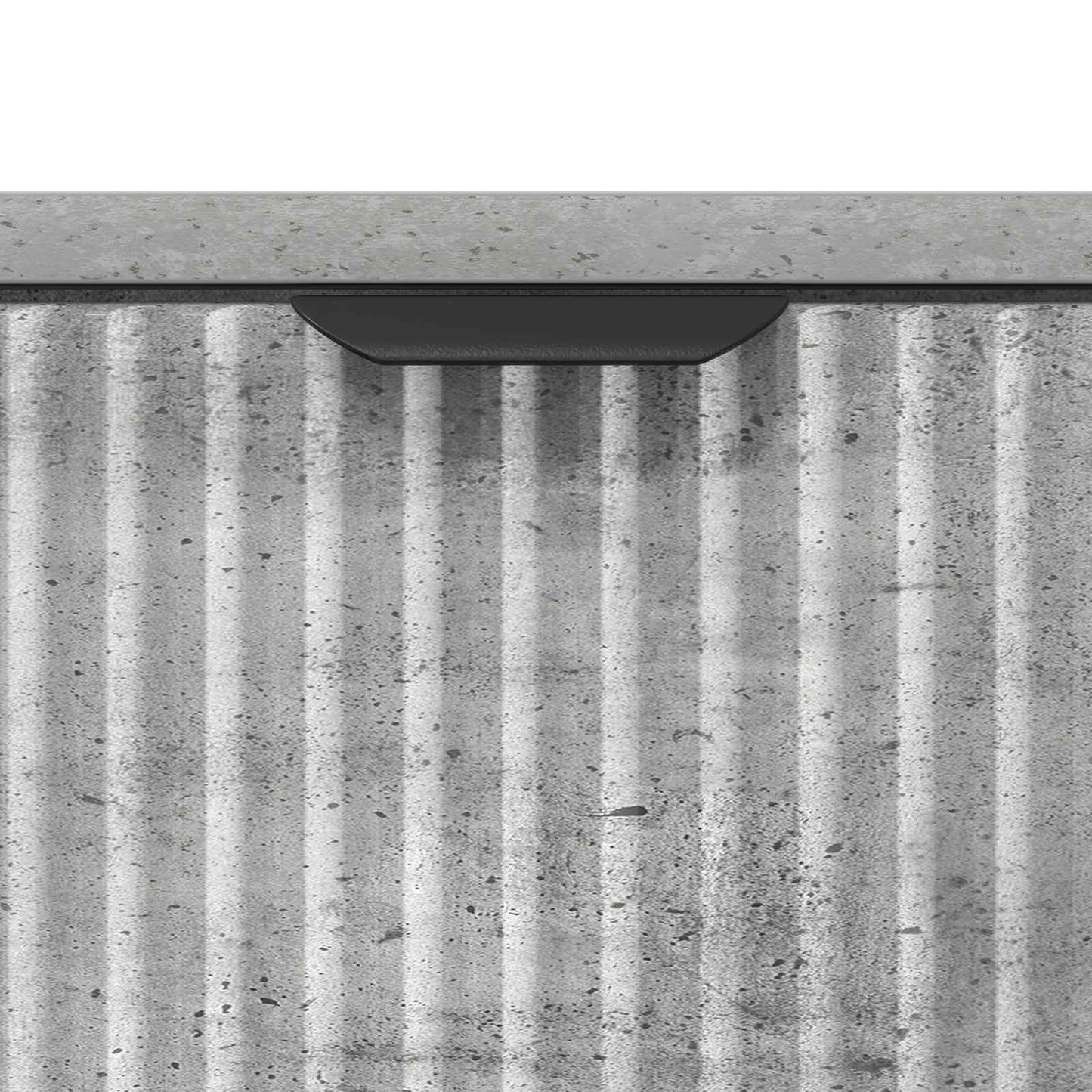 vidaXL Bedside Table Concrete grey 63.5 x 36 x 61 cm Engineered wood