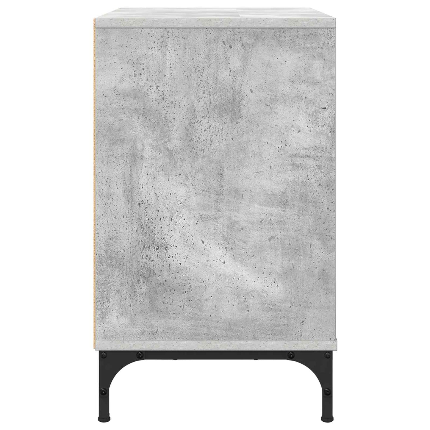 vidaXL Bedside Table Concrete grey 63.5 x 36 x 61 cm Engineered wood