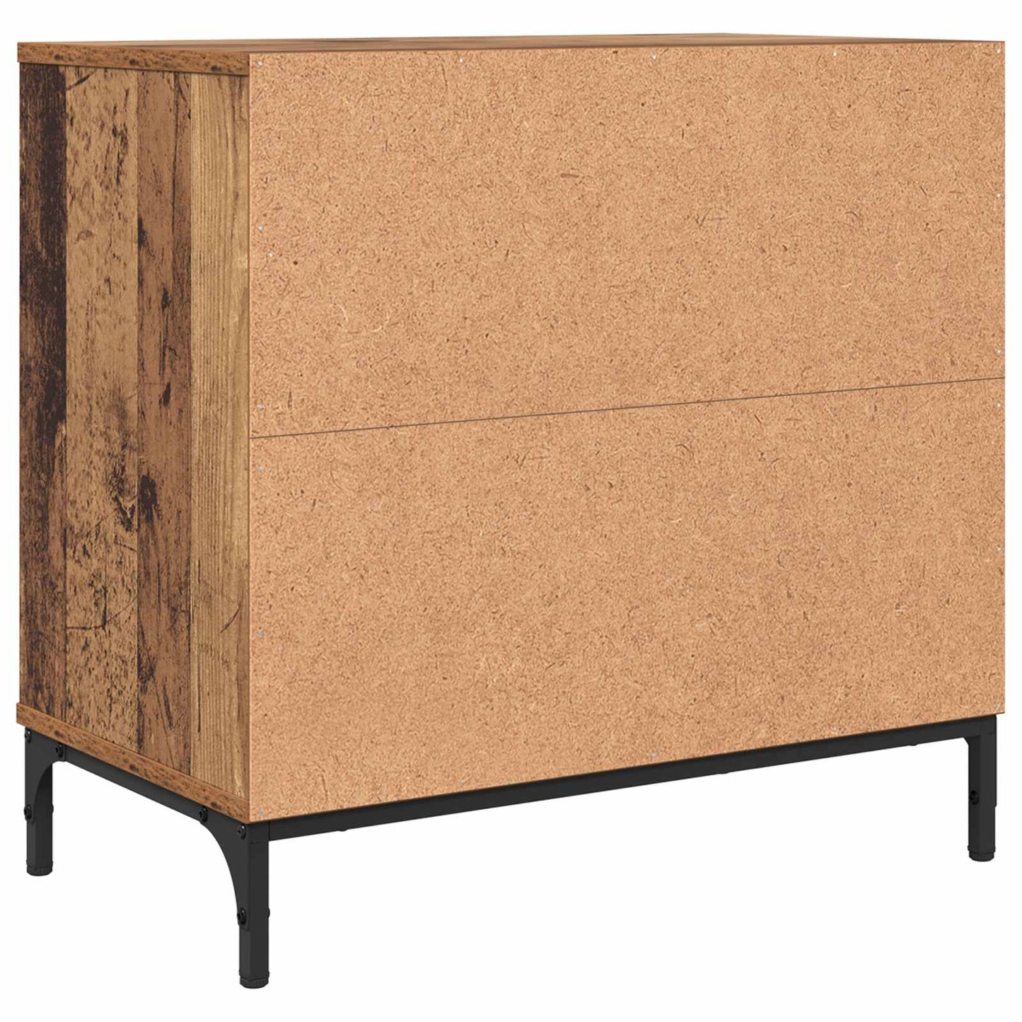 vidaXL Bedside Table Old wood 63.5 x 36 x 61 cm Engineered wood