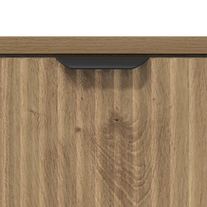 vidaXL Bedside Table Artisan oak 63.5 x 36 x 61 cm Engineered wood