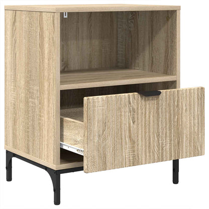 vidaXL Bedside Cabinet Sonoma oak 49 x 36 x 61 cm Engineered wood