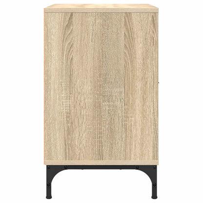vidaXL Bedside Cabinet Sonoma oak 49 x 36 x 61 cm Engineered wood