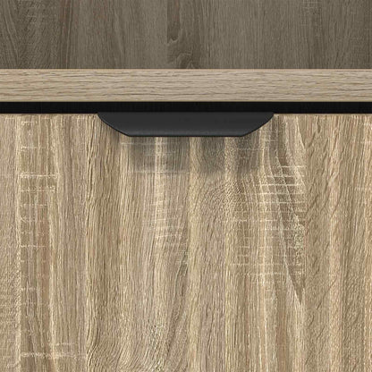 vidaXL Bedside Cabinet with Drawer 2 pcs Sonoma oak 49 x 36 x 61 cm