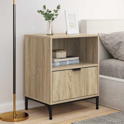 vidaXL Bedside Cabinet 2 pcs Sonoma oak 49 x 36 x 61 cm